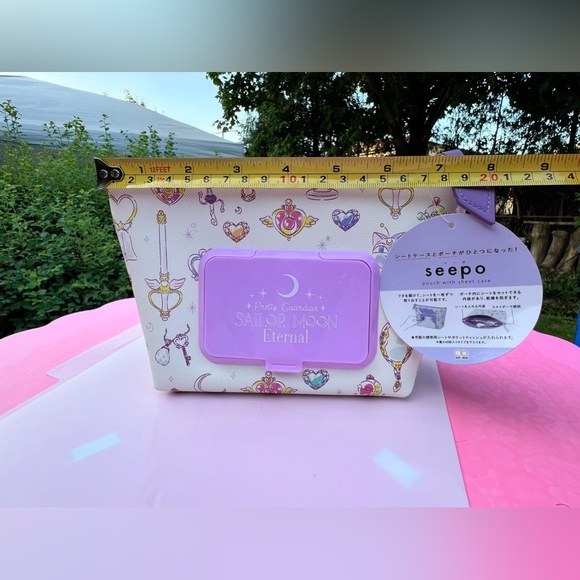 Pretty Guardian Sailor Moon Eternal Make Up Pouch Cosmetic Case Seppo - Picture 6 of 11